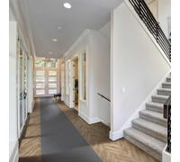 Light Grey Plain Long Hallway Carpet Runner runrug Light Grey 60cm x 300cm