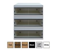 (Light Grey) Repti-Luxe stack of 3 - 72x24x24 6ft Vivarium