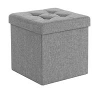 Light Grey Storage Ottoman