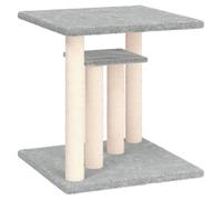(light grey) vidaXL Cat Scratching Posts with Platforms Cat Tree Pet Cat Tower Dark Grey