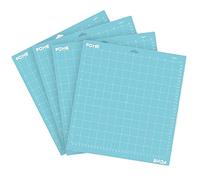 Light Grip Cutting Mat, 4PCS Cutting Mats 12x12Inch Adhesive Non-Slip Cut Mats for Silhouette Cameo Crafts, Quilting, Sewing and All Arts Blue