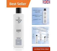 Light Hair Thinning Solution: 300ml Chemical-Free Shampoo for Natural Hair