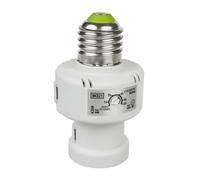 Light Holder Maclean Sensor Timer E27 100W White MCE21W