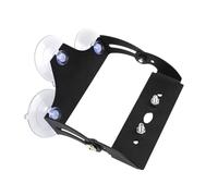 Light Holders - Iron 20 x 5 x 3 cm | Car Bumper Suction Cup Holder | Strip Flash Mounting Base for Warning Lights on the Front and Rear Window in Emergency Service, Safety and in Strips