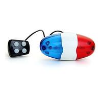 Light Horn 4 LED Sounds Trumpet Ring for Cycling with 6 Light Focused and Enhanced Car Alerts (muliti color, One Size)