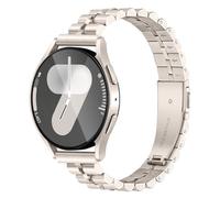 Light House Metal Strap Compatible with Samsung Watch 7 FE 6 5 4 40mm 44mm/5 Pro 45mm, Galaxy Watch Active 2 40/44mm, Stylish Slim Band for Watch 6 Classic 43/47mm, 4 Classic 42/46mm, for Women Men