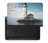Light House Passport Cover Protector Rfid Blocking Passport Holder Id Card Holder Secure Travel Wallet Organizer for Passport Tickets Credit Cards, style, One Size
