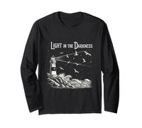 Light in The Darkness Nautical Lighthouse Enthusiast Long Sleeve T-Shirt