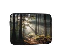 Light in The Forest Laptop Sleeve, 15 inch Laptop Bag, Suitable for Business Casual or School Laptop Carrying Bag