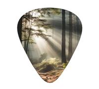 Light in the Forest Wear-resistant guitar picks, thin, medium, heavy, 12 pieces of guitar picks, suitable for guitar, bass, electric guitar, ukulele,