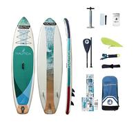 Light Inflatable Stand Up Paddle Board, Complete SUP Set with Oar, Pump & Fin, Stand Up Paddle Board for Adults, Wide Anti-Slip EVA Deck for Adults/Youth, Gift Ready
