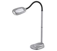 LIGHT IT! by Fulcrum 20072-401 12 LED Wireless Magnifier Adjustable Floor Lamp with Adaptor