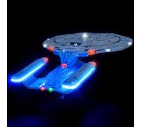Light Kit Compatible with Lego 10356 U.S.S. Enterprise NCC-1701-D (No Model), Decoration Lighting Set Compatible with Lego U.S.S. Enterprise NCC-1701-D Building Blocks Model