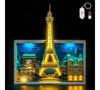 Light Kit Compatible with Lego 21064 Paris - City of Love (No Model), Decoration Lighting Set Compatible with Lego Paris - City of Love Building Blocks Model