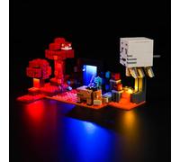 Light Kit Compatible with Lego 21255 The Nether Portal Ambush (No Model), Decoration Lighting Set Compatible with Lego The Nether Portal Ambush Creative Toys