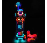 Light Kit Compatible with Lego 21279 The Enderman Tower with Switch Module (No Model), Decoration Lighting Set Compatible with Lego The Enderman Tower - Standard Version