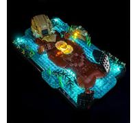 Light Kit Compatible with Lego 21366 Floating Sea Otters (No Model), Decoration Lighting Set Compatible with Lego Floating Sea Otters Building Blocks Model
