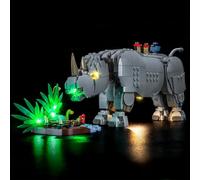 Light Kit Compatible with Lego 31171 Wild Animals: Majestic Rhino with Birds (No Model), Decoration Lighting Set Compatible with Lego Wild Animals: Majestic Rhino with Birds Building Blocks Model