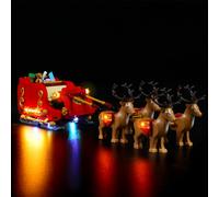 Light Kit Compatible with Lego 40499 Santa's Sleigh (No Model), Decoration Lighting Set for Santa's Sleigh Creative Toys