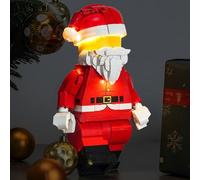 Light Kit Compatible with Lego 40820 Up-Scaled Santa Minifigure (No Model), Decoration Lighting Set Compatible with Lego Up-Scaled Santa Minifigure Building Blocks Model