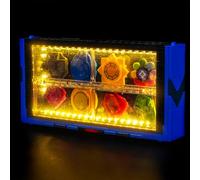 Light Kit Compatible with Lego 40892 Kanto Region Badge Collection (No Model), Decoration Lighting Set Compatible with Lego Kanto Region Badge Collection Building Blocks Model