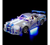 Light Kit Compatible with Lego 42210 2 Fast 2 Furious Nissan Skyline GT-R (R34) - LED Lighting for Lego Technic Car Building Set - NOT Included The Model Set (Standard Version)