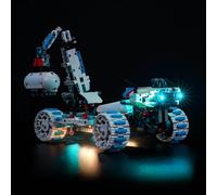 Light Kit Compatible with Lego 42211 Lunar Outpost Moon Rover Space Vehicle (No Model), Decoration Lighting Set Compatible with Lego Moon Rover Space Vehicle