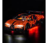Light Kit Compatible with Lego 42222 Bugatti Chiron Pur Sport Hypercar (No Model), Decoration Lighting Set Compatible with Lego Bugatti Chiron Pur Sport Hypercar Building Blocks Model