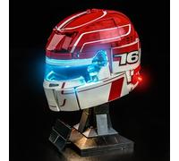 Light Kit Compatible with Lego 43014 Scuderia Ferrari HP Charles Leclerc Helmet (No Model), Decoration Lighting Set Compatible with Lego Scuderia Ferrari HP Charles Leclerc Helmet Blocks Model