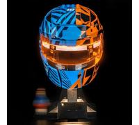 Light Kit Compatible with Lego 43017 McLaren Mastercard F1 Team Oscar Piastri Helmet (No Model), Decoration Lighting Set Compatible with Lego Oscar Piastri Helmet Blocks Model