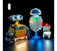 Light Kit Compatible with Lego 43279 Wall-E and EVE(Model NOT Included) - Creative Lighting for Lego Disney Pixar Walle Building Set (Touch Dimmer Switch)