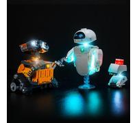 Light Kit Compatible with Lego 43279 WALL-E and EVE (No Model), Decoration Lighting Set Compatible with Lego WALL-E and EVE Creative Toys