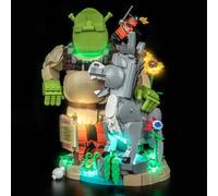 Light Kit Compatible with Lego 72423 Shrek, Donkey & Puss in Boots (No Model), Decoration Lighting Set Compatible with Lego Shrek, Donkey & Puss in Boots Blocks Model