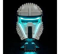 Light Kit Compatible with Lego 75458 Imperial Remnant AT-RT Driver Helmet (No Model), Decoration Lighting Set Compatible with Lego Imperial Remnant AT-RT Driver Helmet Building Blocks Model