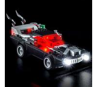 Light Kit Compatible with Lego 76309 Venom Muscle Car (No Model), Decoration Lighting Set Compatible with Lego Venom Muscle Car Building Blocks Model