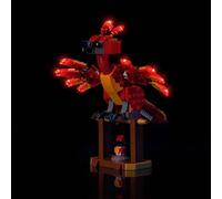 Light Kit Compatible with Lego 76448 Fawkes: Dumbledore's Phoenix (No Model), Decoration Lighting Set Compatible with Lego Fawkes Dumbledore's Phoenix Creative Toys
