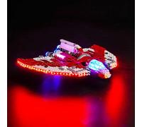 Light Kit Compatible with Lego Ahsoka Tano's T-6 Jedi Shuttle 75362 (No Model), Decoration Lighting Set Compatible with Lego 75362 Ahsoka Tano's T-6 Jedi Shuttle Creative Toys