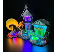 Light Kit Compatible with Lego Disney Tim Burton's The Nightmare Before Christmas Building Set(Model NOT Included) - Creative Lighting for Lego 21351 Building Set (Standard Version)