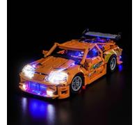 Light Kit Compatible with Lego Fast and Furious Toyota Supra MK4 (No Model), Decoration Lighting Set Compatible with Lego 42204 Fast and Furious Toyota Supra MK4 Creative Toys