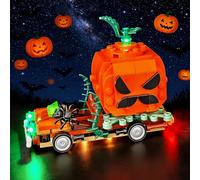 Light Kit Compatible with Lego Jack-O'-Lantern Pickup Truck(Model NOT Included) - Creative Lighting for Lego 40822 Building Set