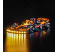 Light Kit Compatible with Lego McLaren F1 Team MCL38 Race Car 77251 (No Model), Decoration Lighting Set Compatible with Lego McLaren F1 Team MCL38 Race Car Creative Toys