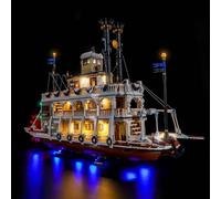 Light Kit Compatible with Lego River Steamboat 21356 (No Model), Decoration Lighting Set for 21356 River Steamboat - Standard Version