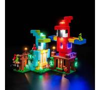 Light Kit Compatible with Lego The Parrot Houses 21282 (No Model), Decoration Lighting Set Compatible with Minecraft The Parrot Houses Creative Toys
