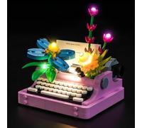 Light Kit Compatible with Lego Typewriter with Flowers 31169 (No Model), Decoration Lighting Set Compatible with Lego Typewriter with Flowers Creative Toys