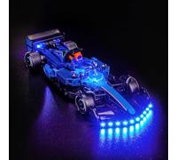 Light Kit Compatible with Lego Williams Racing FW46 F1 Race Car 77249 (No Model), Decoration Lighting Set Compatible with Lego Williams Racing FW46 F1 Race Car Creative Toys