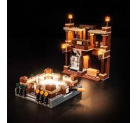 Light Kit Compatible with Lego Woodland Mansion Fighting Ring 21272 (No Model), Decoration Lighting Set Compatible with Lego Minecraft Woodland Mansion Fighting Ring Creative Toys