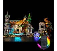 Light Kit for Lego 10316, Lighting Set for Lego 10316 Rivendell - Not Include Models, Just Light Set (Remote Control Version)