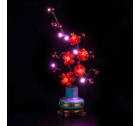 Light Kit for Lego 10369 Icons Plum Blossom | Lighting Set for Lego Plum Blossom Set - Not Include Models , Just Light Kit