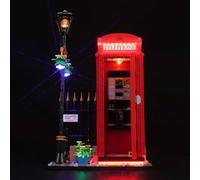 Light Kit for Lego 21347 Red London Telephone Box