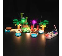 Light Kit for Lego Animal Crossing Snow Kapp'n's Island Boat Tour 77048, Lighting Set for Lego 77048 Animal Crossing Snow Kapp'n's Island Boat Tour - Not Include Models, Just Light Kit